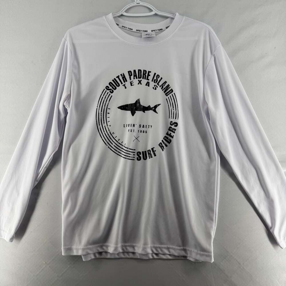 1452 Spicy Tuna South Padre Island Texas Long Sleeve Performance Shirt